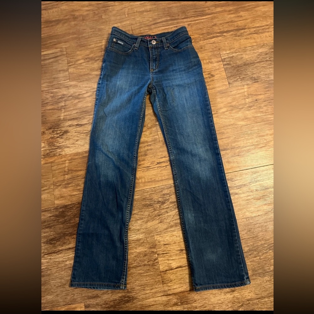 Cinch Jenna Embroidered Dark Blue Denim Jeans 27/3 L